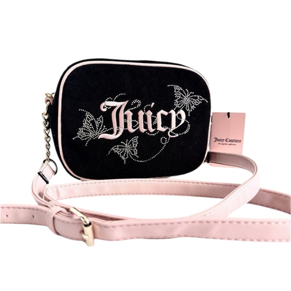 NWT Juicy Couture Wingin’ It Camera Bag - Color: Liquorice Black Crossbody $79
